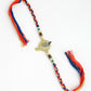 NVR Men Gold-Toned Peacock Design Stone-Studdded Rakhi With Roli Chawal | Swadesiicart