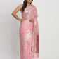 Shree Shyam Fashion Linen Cotton Light Pink Saree