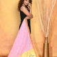 Very Much Indian Handloom Pure Cotton Paithani Dupatta Pink | Swadesiicart
