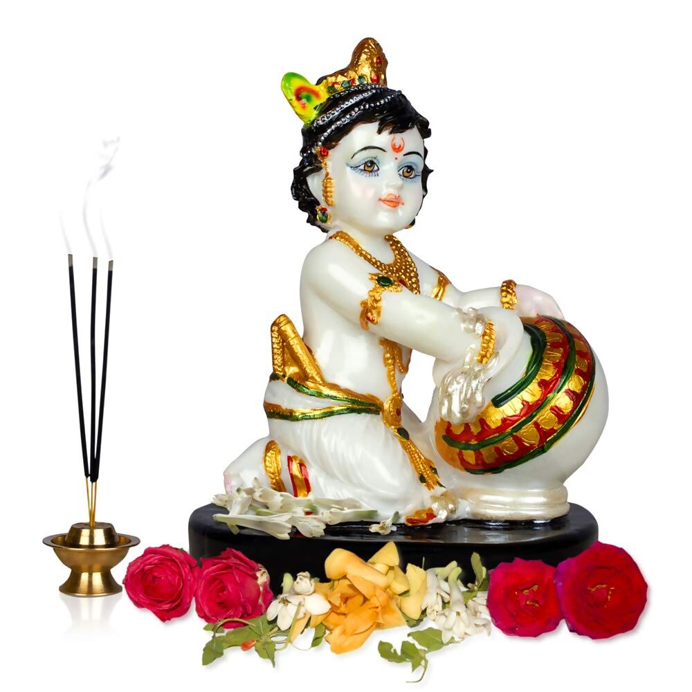 Matchless Polyresin Mackan Chor Statue - Swadesiicart