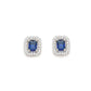 stone stud (Blue) - Ruby Raang - Swadesiicart