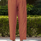 The52 Orange Women's Gorgeous Embroidered Rayon Fabric with Straight Kurta, Pant and Dupatta Set - Swadesiicart