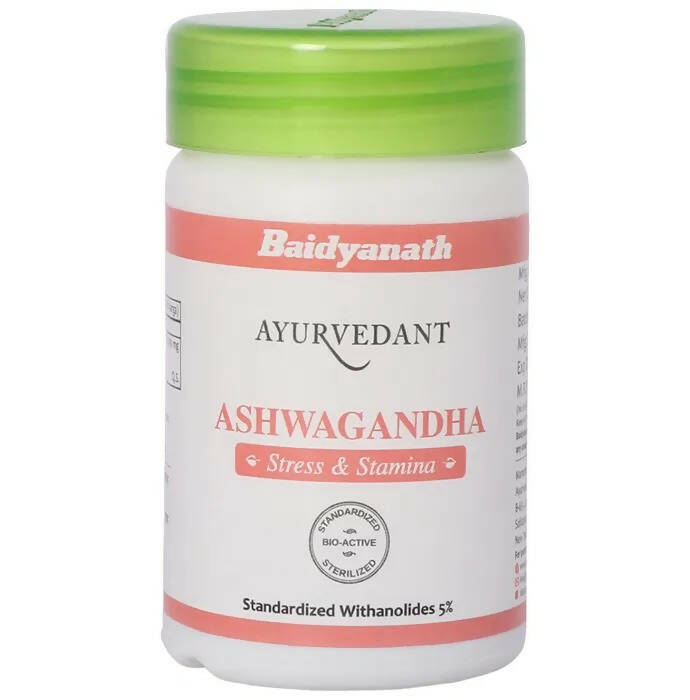Baidyanath Jhansi Ayuvedant Ashwagandha Tablets | Premium Ayurvedic Strength & Stress Relief - Ayurvedant Pvt. Ltd.