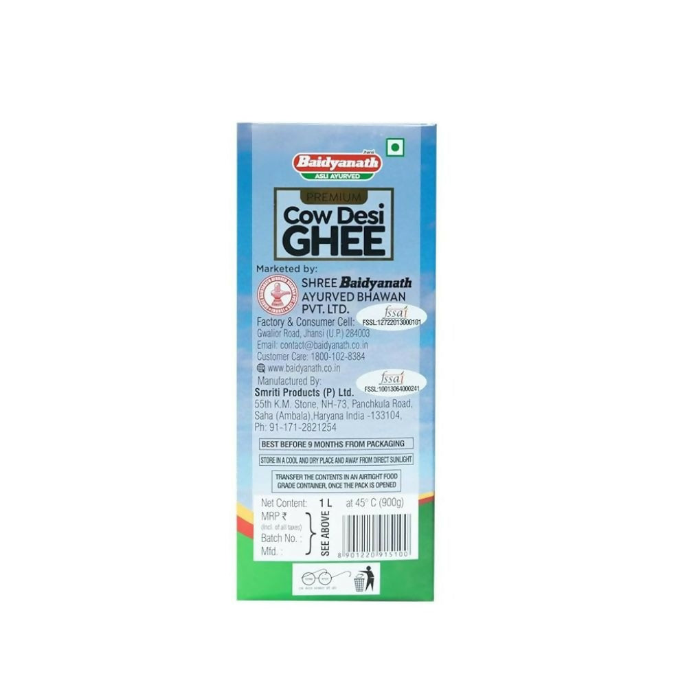 Baidyanath Desi Cow Ghee - Swadesiicart