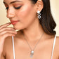 VOJ Stainless Steel Silver Silver Jewellery Set (Pack of 2) - VOJ (Valley Of Jewellery)