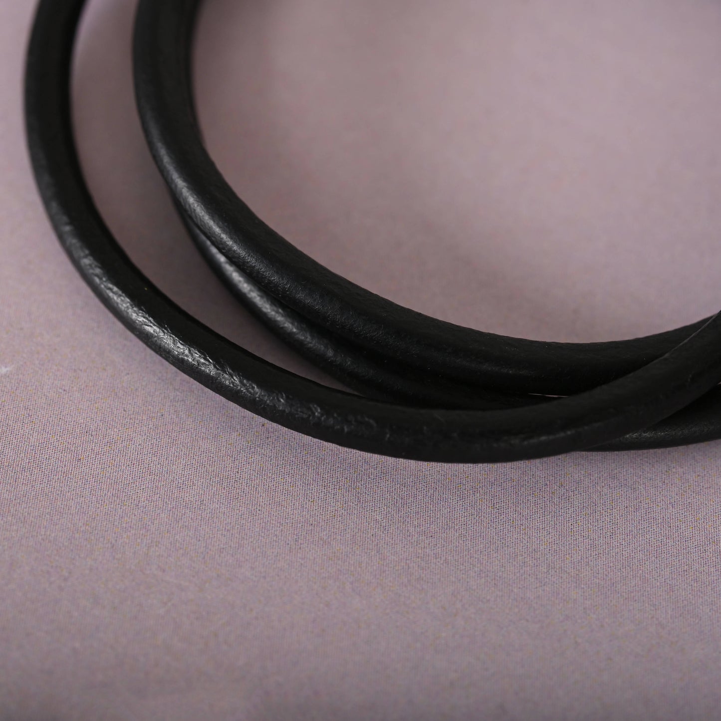 NVR Men Black Wraparound Bracelet - Swadesiicart