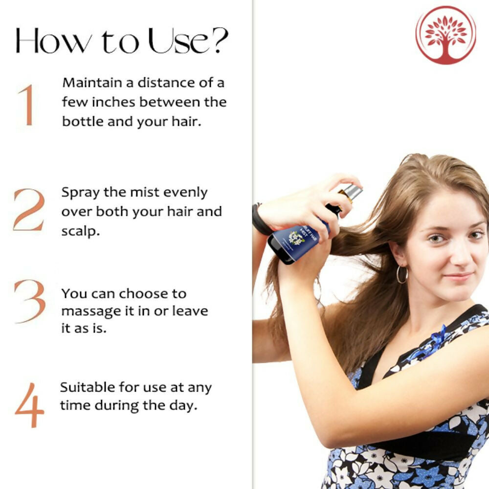 Ivory Natural Dandruff Hair Mist For Flake-Free Confidence And Silky Smooth Hair | Swadesiicart