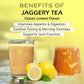 Naivedyam Classic Lemon Flavour Jaggery Tea | Swadesiicart