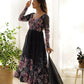 Joban Fashion Black Kurta Set Organza Sequin Embroidery Work - Swadesiicart
