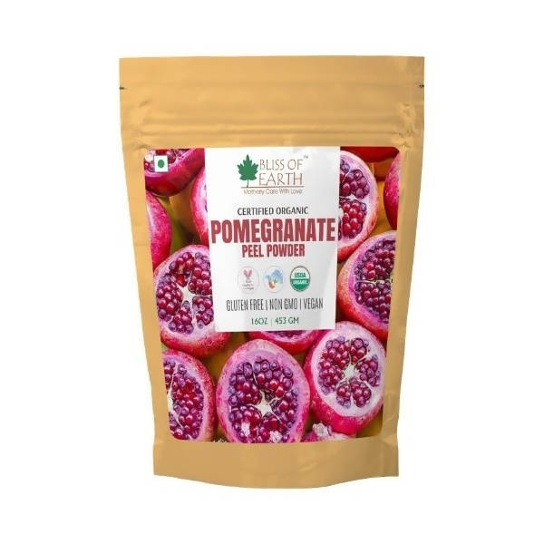 Bliss of Earth Certified Organic Pomegranate Peel Powder - Swadesiicart