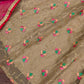Jyoti Fashion Beautiful Beige Organza Silk Embroidered Kids Lehenga Choli Set | Swadesiicart