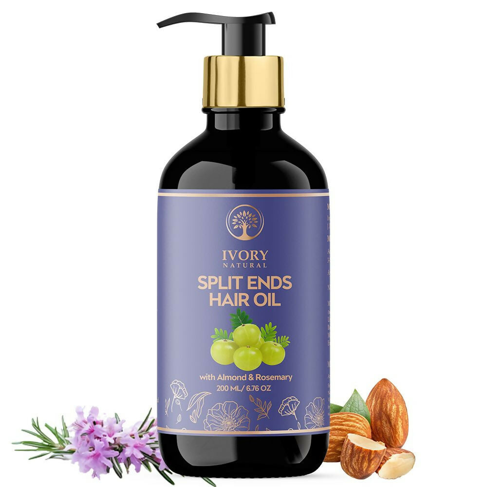 Ivory Natural Splits Ends Repair Hair Oil - Natural Hair Therapy For Split Ends And Hair Wellness | Swadesiicart