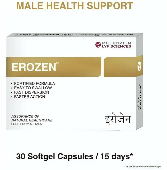 Millennium Herbal Care Erozen Softgel Capsules - Swadesiicart
