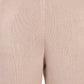 W for Woman Beige Solid Acrylic Winter Legging