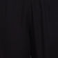 W for Woman Black Solid Ankle Length Rayon Straight Pants
