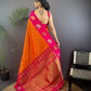 Joban Fashion Pink Butti Banarasi Silk Sarees | Swadesiicart