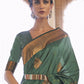 Unique Green Tussar Banarasi Silk Designer Saree - Emponline | Swadesiicart