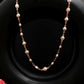 VOJ Gold-Polished Chain For Women With White Pearls | Swadesiicart