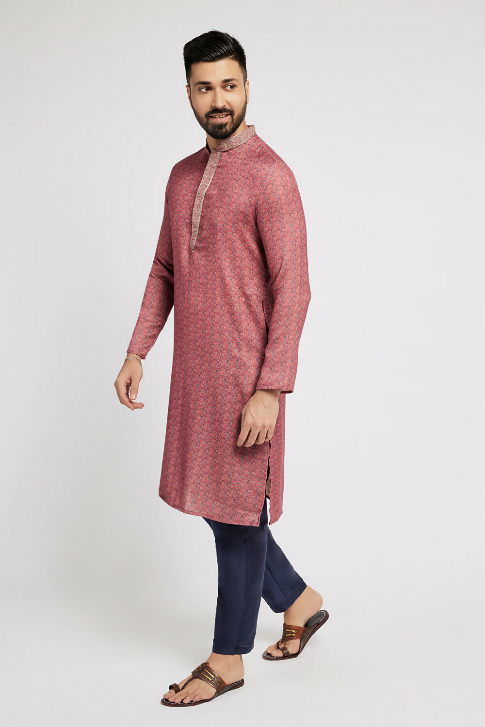 Ethnic India Blue solid Pant for Men | Swadesiicart