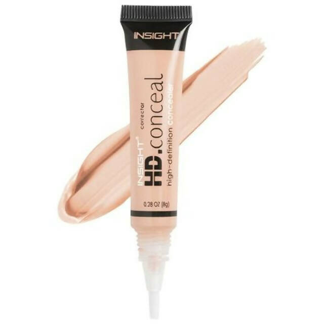 Insight Cosmetics Hd Concealer - Natural Finish, Water-Resistant - Sun Beige - Swadesiicart