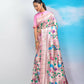 Vishnu Weaves Women's Baby Pink Paithani Silk Minakari Zari Woven Saree with Unstitched Blouse - Swadesiicart