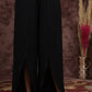 Juniper Women Black Rayon Dobby Woven - Dobby Tulip Dhoti Pant | Swadesiicart