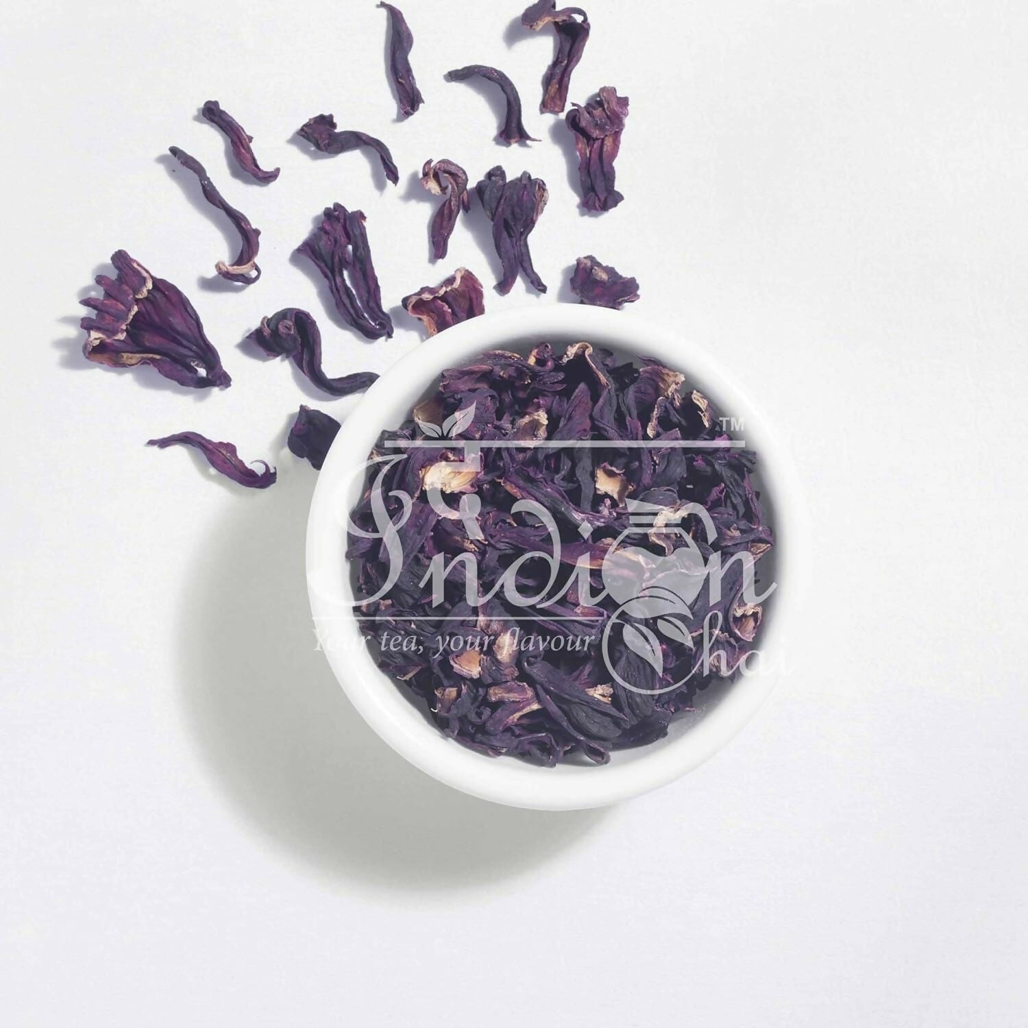 The Indian Chai - Organic Hibiscus Tea 30 Pyramid Tea Bags | Swadesiicart