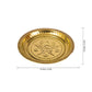 Spillbox Gold-Toned Brass Thali Pooja Essential | Swadesiicart
