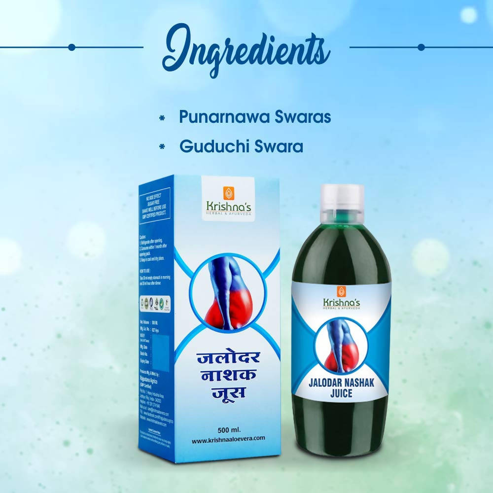 Krishna's Herbal & Ayurveda Jalodar Nashak Juice | Swadesiicart