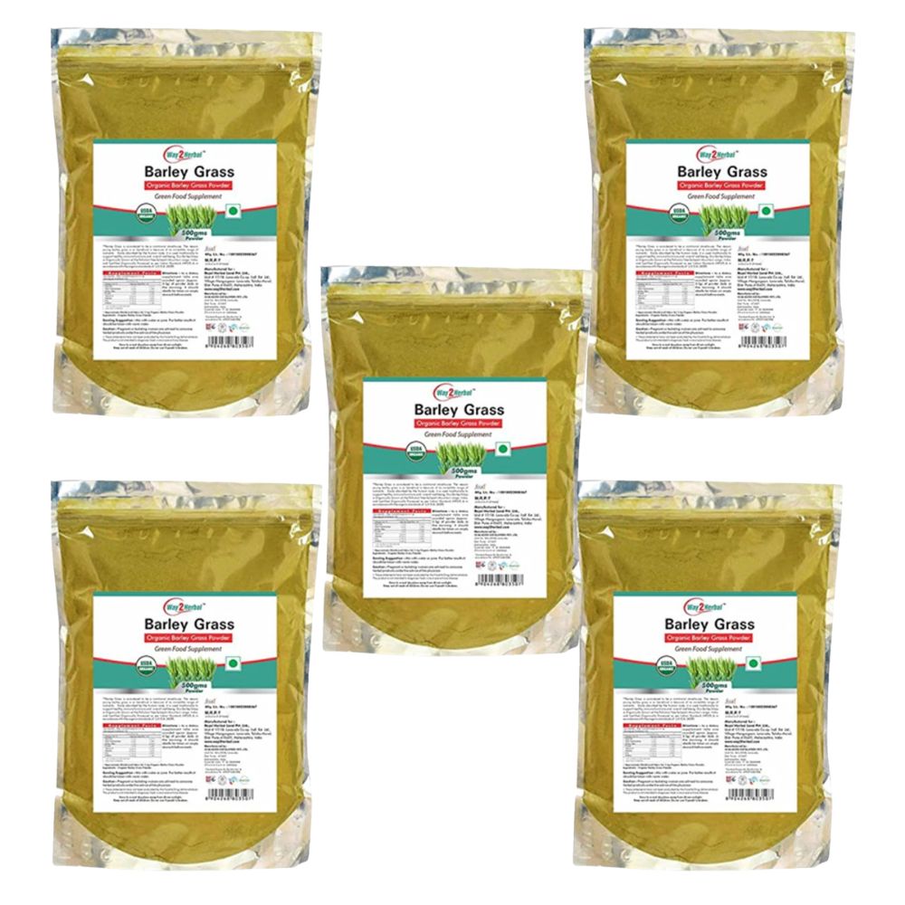 Way2herbal Organic Barley Grass Powder | Swadesiicart