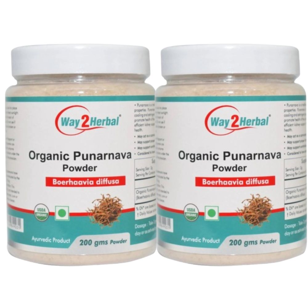Way2herbal Organic Punarnava Powder | Swadesiicart
