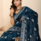 Blue Soft Silk Woven Meenakari Designer Saree - Vedanti