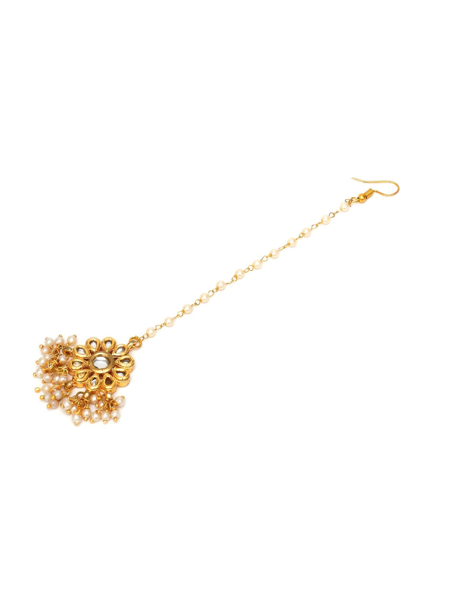 Kundan Maang Tikka (Gold) - Ruby Raang | Swadesiicart