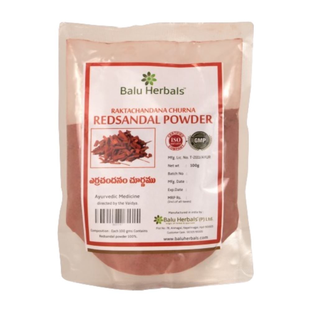 Balu Herbals Red Sandal Powder | Swadesiicart