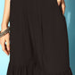 Ahalyaa Women Black Colour Crepe Foil Printed Kurta Sharara Set With Dupatta | Swadesiicart