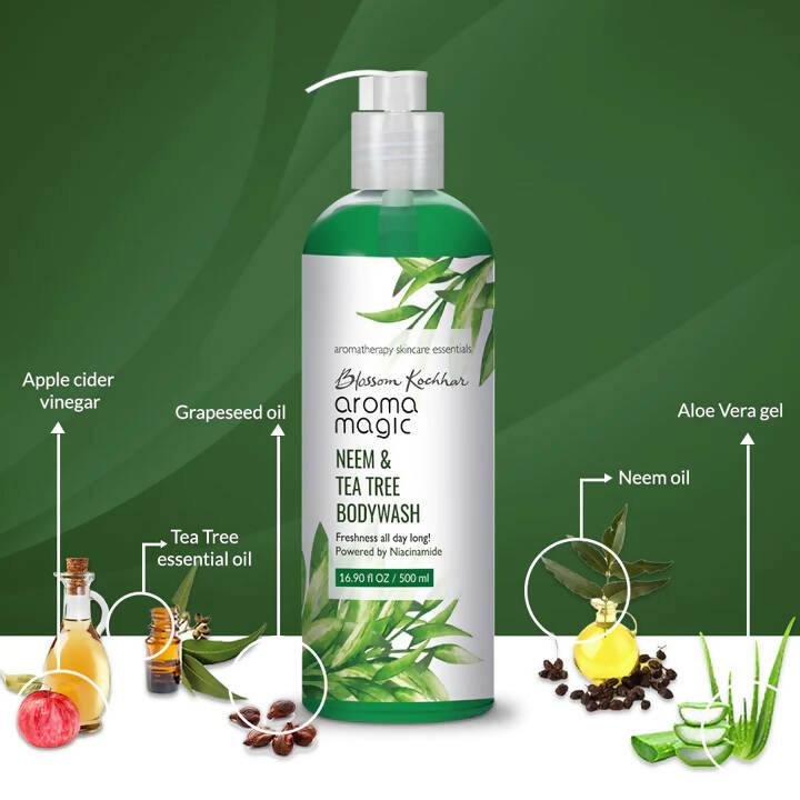Blossom Kochhar Aroma Magic Neem & Tea Tree Body Wash - Swadesiicart