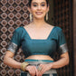 Shree Shyam Fashion Teal Silk Saree