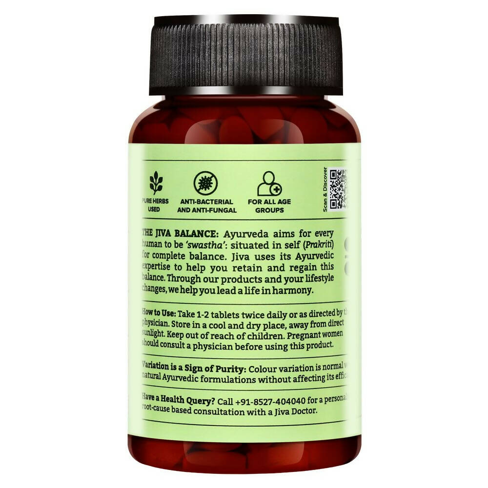 Jiva Ayurveda Neem Tablets - Swadesiicart