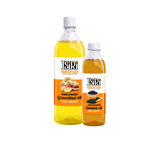 Isiri Groundnut Oil + Sesame Oil Combo - Isiri Farms
