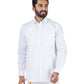 Ramraj Cotton Mens Full Sleeve Formal 100 % Cotton White Shirt | Swadesiicart