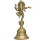 eCraftIndia Golden Brass Dancing Ganesha Idol Wall Hanging Bell With Chain | Swadesiicart