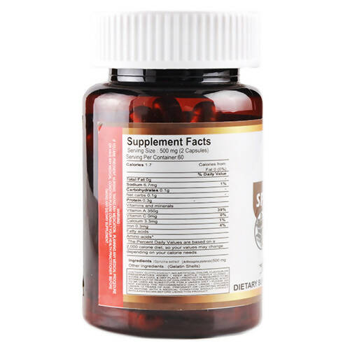 Cipzer Spirulina Capsules - Swadesiicart