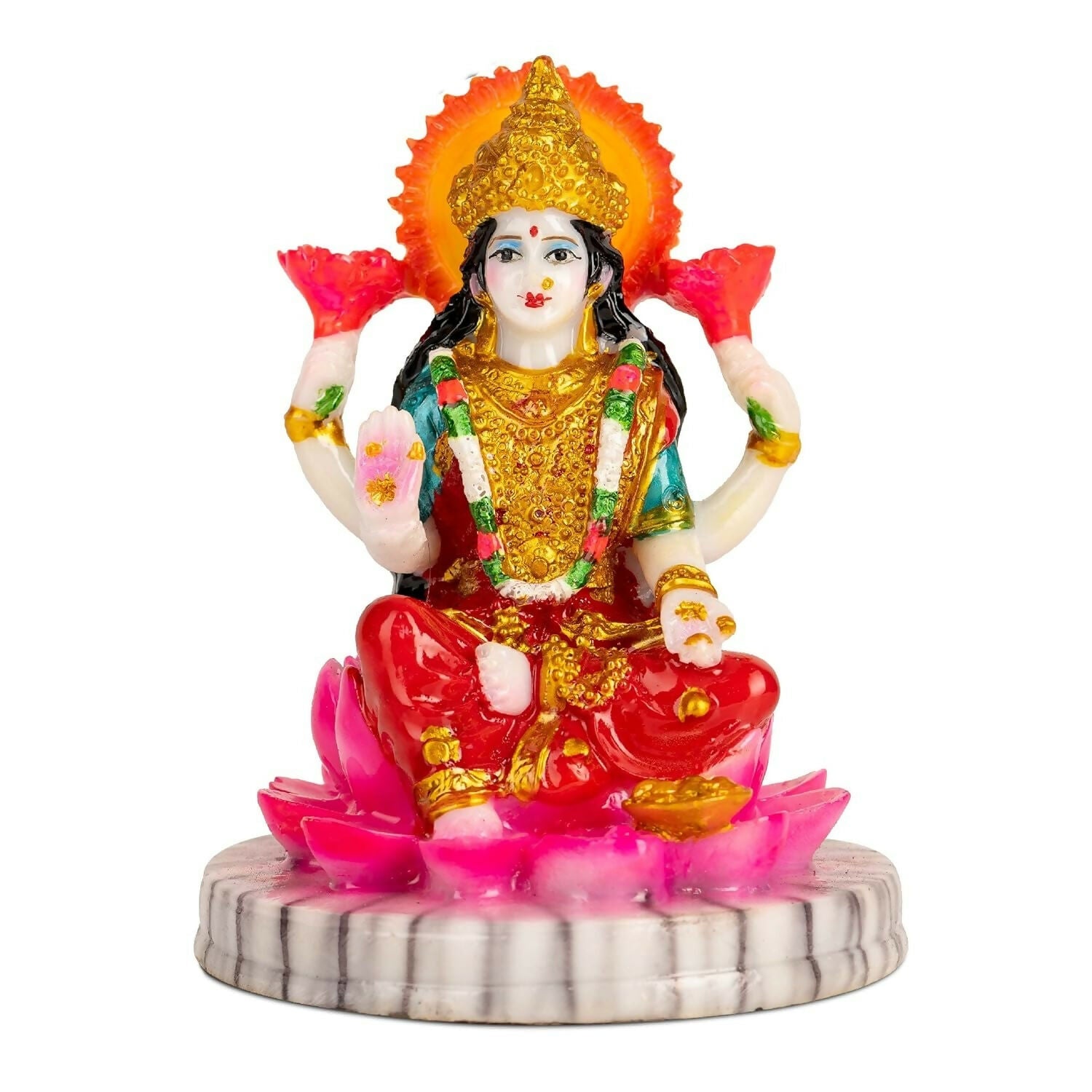 BS Handicrafts Stone Lakshmi Devi Idol - Swadesiicart
