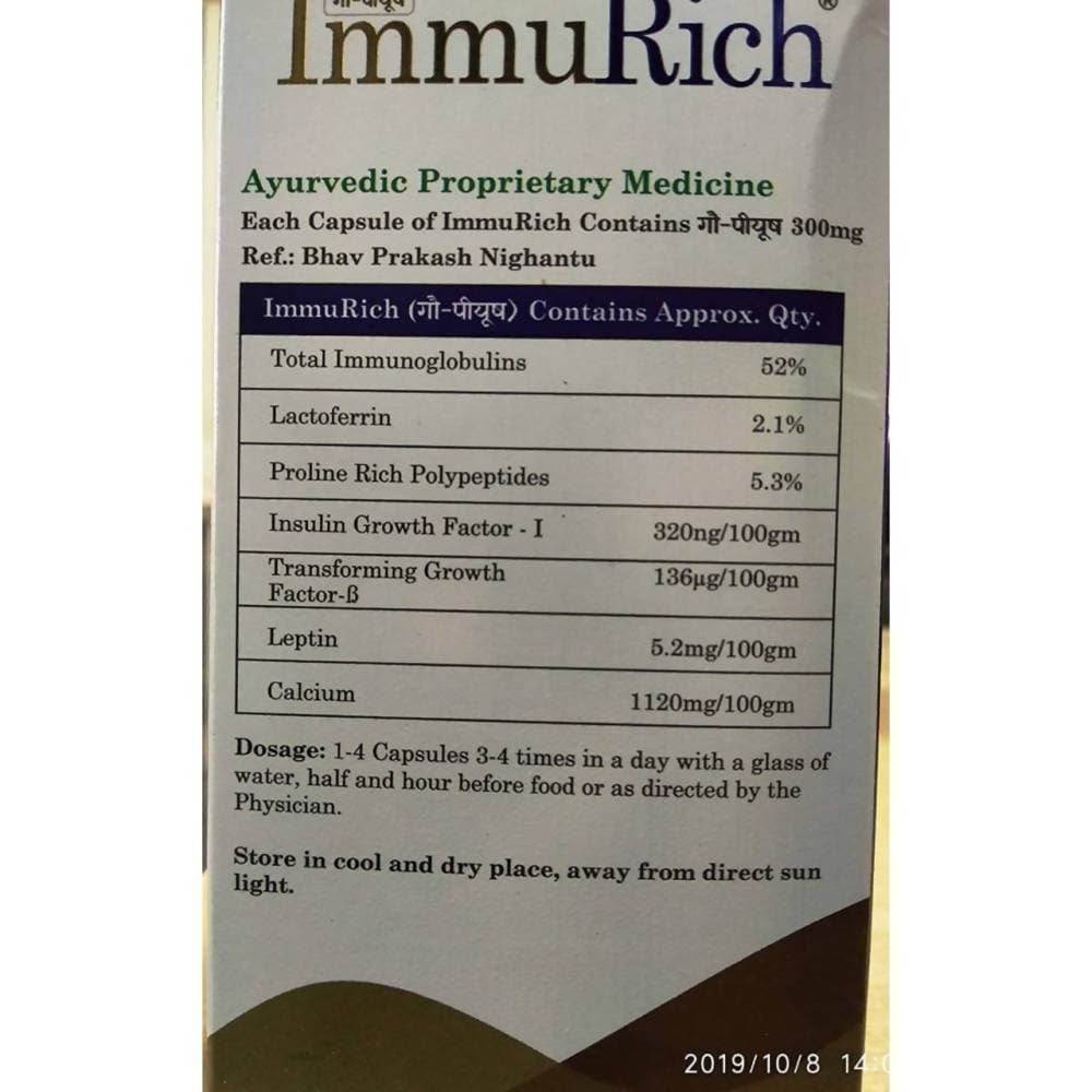 Dhanwantari's ImmuRich Natural Immunity Booster - Swadesiicart