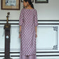 Jyoti Fashion Women's Purple Pure Muslin Heavy Digital Printed Kurta Plazo Set | Swadesiicart