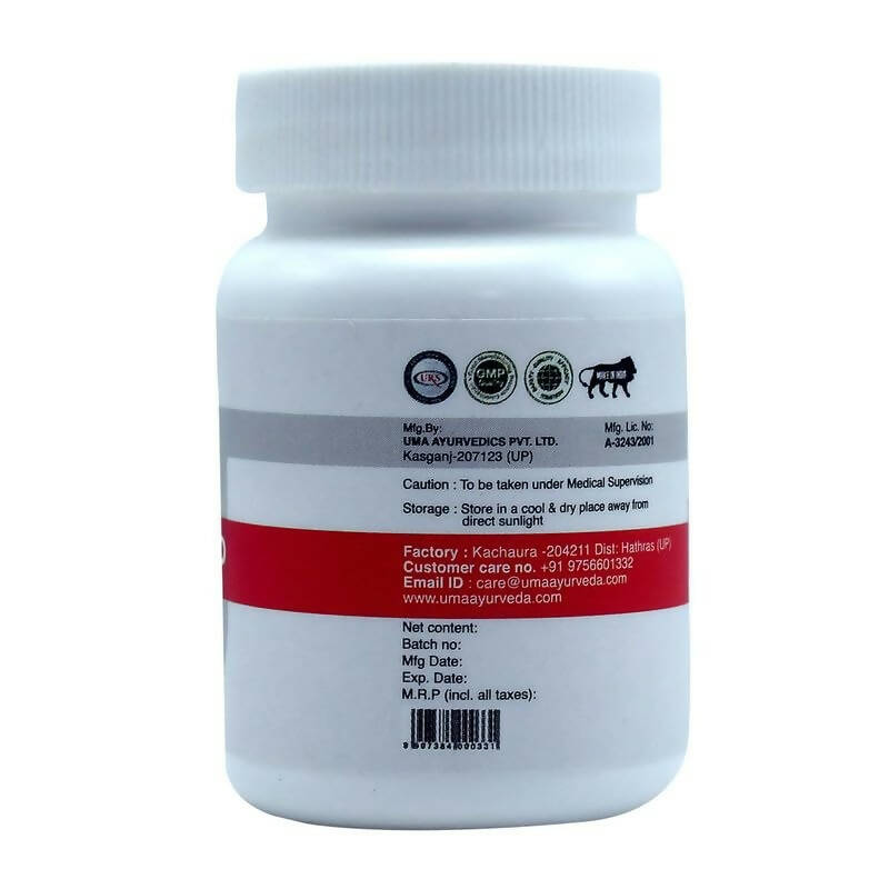 Uma Ayurveda Umarhoid Tablets - Swadesiicart