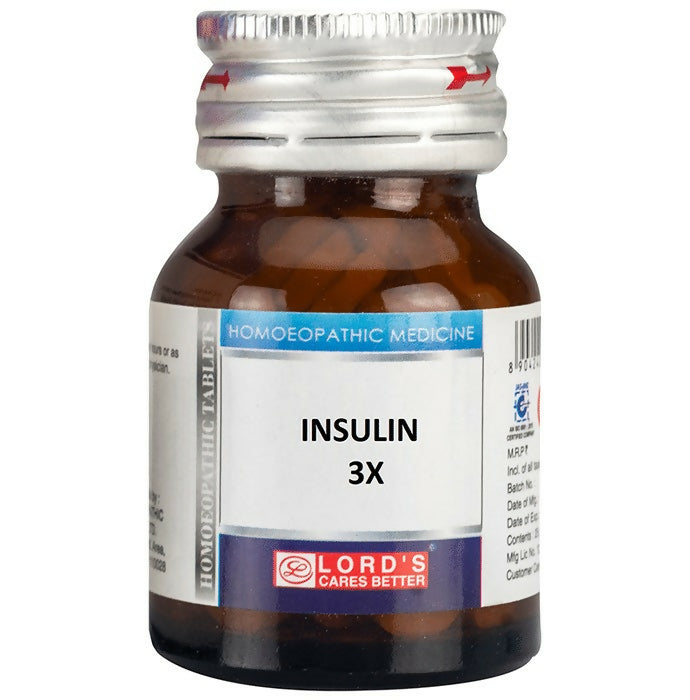 Lord's Homeopathy Insulin Trituration Tablets - Swadesiicart
