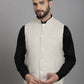 Even Apparels Nehru Jacket With Welt Pockets - Off White | Swadesiicart