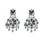 Mominos Fashion Johar Kamal Oxidised Silver-Plated Mirror Work Long Necklace Set - Swadesiicart