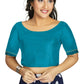 Aastha Fashion Women's Firozi Art Silk Designer Party Wear Readymade Blouse